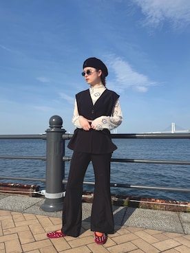 「ハンチング」｜zabethさん（レディース・160cm）の春コーディネート