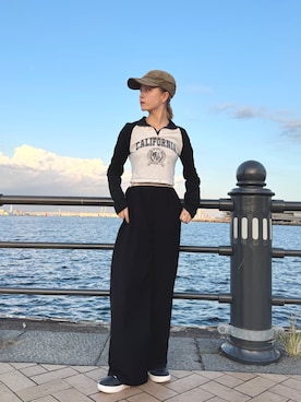 zabethさん（レディース・160cm）の秋コーディネート