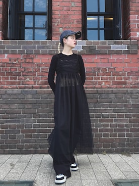 「アイテム（キャップ）」を使った、zabethさん（レディース・160cm・20代）の夏コーディネート