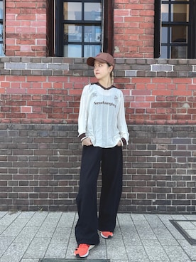 「アイテム（キャップ）」を使った、zabethさん（レディース・160cm・20代）の夏コーディネート