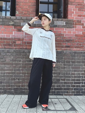 「アイテム（帽子）」を使った、zabethさん（レディース・160cm・20代）の夏コーディネート