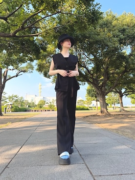 zabethさん（レディース・160cm）の夏コーディネート