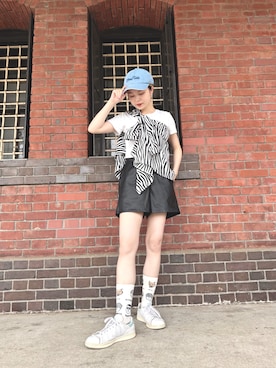 zabethさん(レディース・160cm)の夏コーディネート