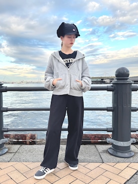 「FILA（フィラ）のアイテム」を使った、zabethさん（レディース・160cm）の秋コーディネート