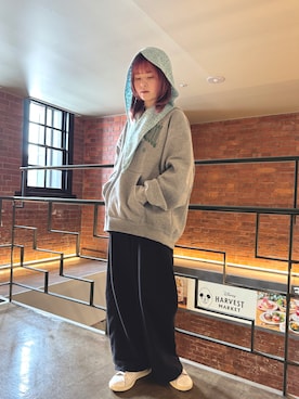 「OVERRIDE（オーバーライド）のアイテム」を使った、zabethさん（レディース・160cm）の冬コーディネート