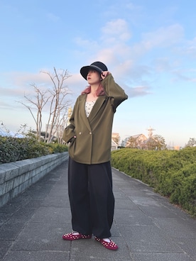 「Chapeau d' O（シャポードオー）のアイテム」を使った、zabethさん（レディース・160cm）の春コーディネート
