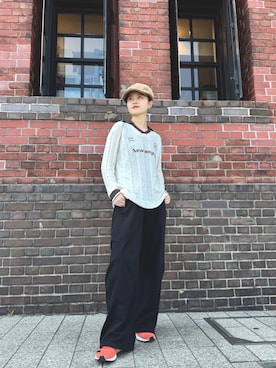 「アイテム（帽子）」を使った、zabethさん（レディース・160cm・20代）の秋コーディネート