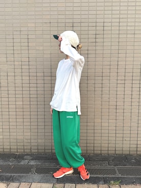 「アイテム（キャップ）」を使った、zabethさん（レディース・160cm・20代）の秋コーディネート