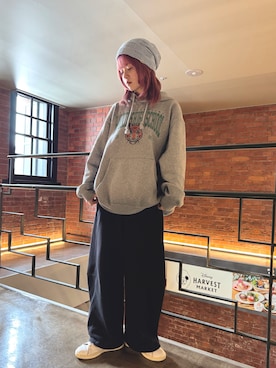 「OVERRIDE（オーバーライド）のアイテム」を使った、zabethさん（レディース・160cm）の春コーディネート