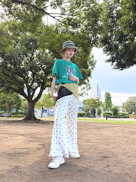 「バブーシュカ」｜zabethさん（レディース・160cm）の夏コーディネート