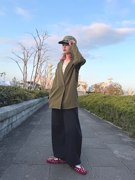 zabethさん（レディース・160cm）の春コーディネート