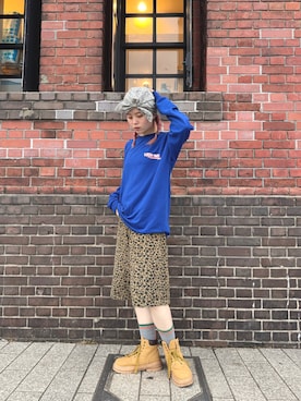 「arth（アース）のアイテム」を使った、zabethさん（レディース・160cm）の春コーディネート