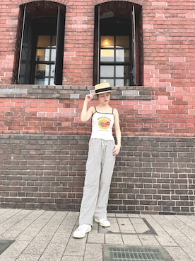 zabethさん（レディース・160cm）の夏コーディネート