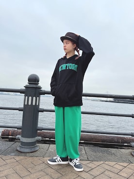 「arth（アース）のアイテム」を使った、zabethさん（レディース・160cm）の春コーディネート