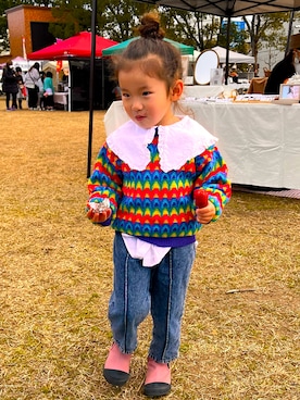 「ZOZOKIDSDAY」｜おとさん（キッズ・100cm）の冬コーディネート