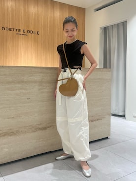 吉田　オデット エ オディール スタッフさん（レディース・156cm）の夏コーディネート