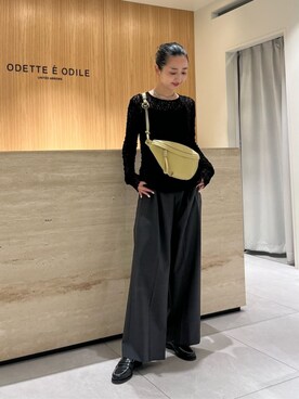 吉田　オデット エ オディール スタッフさん（レディース・156cm）の秋コーディネート