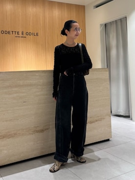 「ベーシック/トラッド」｜吉田　オデット エ オディール スタッフさん（レディース・156cm）の秋コーディネート