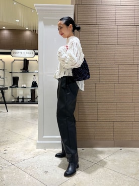 吉田　オデット エ オディール スタッフさん（レディース・156cm）の秋コーディネート