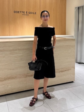 「ベーシック/トラッド」｜吉田　オデット エ オディール スタッフさん（レディース・156cm）の秋コーディネート