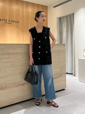 吉田 オデット エ オディール スタッフさん(レディース・156cm)の夏コーディネート