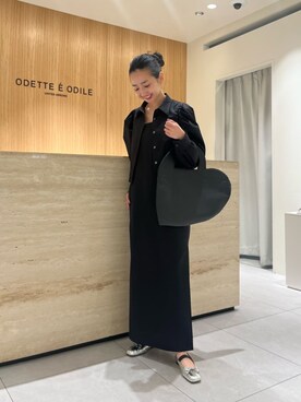「RITA ROW（リタロウ）のアイテム」を使った、吉田　オデット エ オディール スタッフさん（レディース・156cm）の春コーディネート