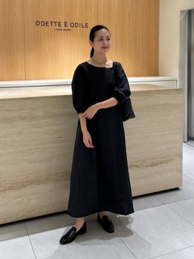 「YAHKI（ヤーキ）のアイテム」を使った、吉田　オデット エ オディール スタッフさん（レディース・156cm）の夏コーディネート