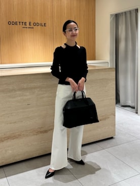 吉田　オデット エ オディール スタッフさん（レディース・156cm）の春コーディネート