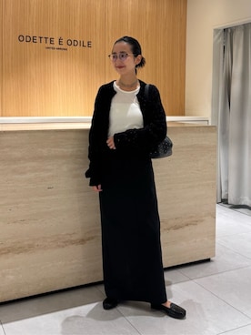 「ベーシック/トラッド」｜吉田　オデット エ オディール スタッフさん（レディース・156cm）の秋コーディネート