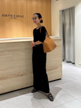 「ベーシック/トラッド」｜吉田　オデット エ オディール スタッフさん（レディース・156cm）の秋コーディネート