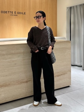 「ALICE MARTHA（アリスマシャ）のアイテム」を使った、吉田　オデット エ オディール スタッフさん（レディース・156cm）の春コーディネート