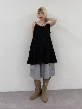 「w closet（ダブルクローゼット）のアイテム」を使った、mimiさん（レディース・153cm）の春コーディネート