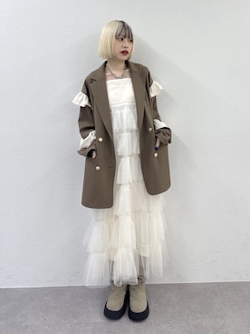 mimiさん（レディース・153cm）の冬コーディネート