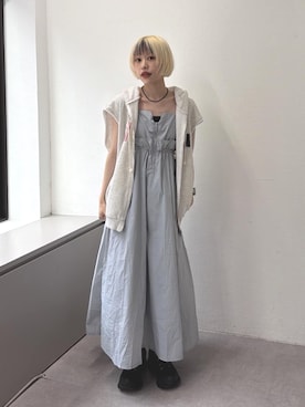 「w closet（ダブルクローゼット）のアイテム」を使った、mimiさん（レディース・153cm）の春コーディネート