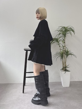 「スウェットワンピース」｜mimiさん（レディース・153cm）の秋コーディネート