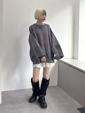 「w closet（ダブルクローゼット）のアイテム」を使った、mimiさん（レディース・153cm）の秋コーディネート