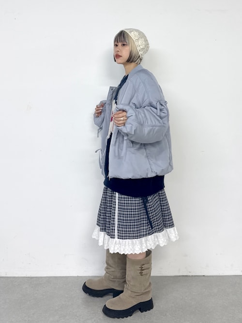 中綿リボンブルゾン（ブルゾン）｜w closet（ダブルクローゼット）の