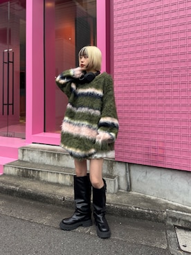 「w closet（ダブルクローゼット）のアイテム（その他パンツ）」を使った、mimiさん（レディース・153cm）の秋コーディネート