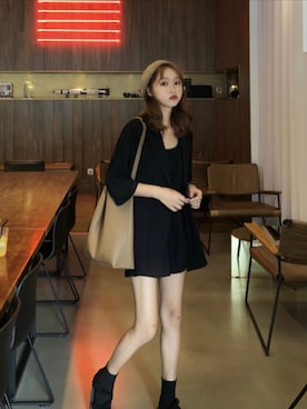 マタニティでも着れる普段着(相互100)さんのコーディネート