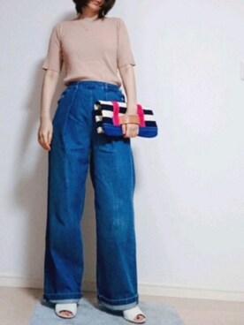 マタニティでも着れる普段着(相互100)さんのコーディネート