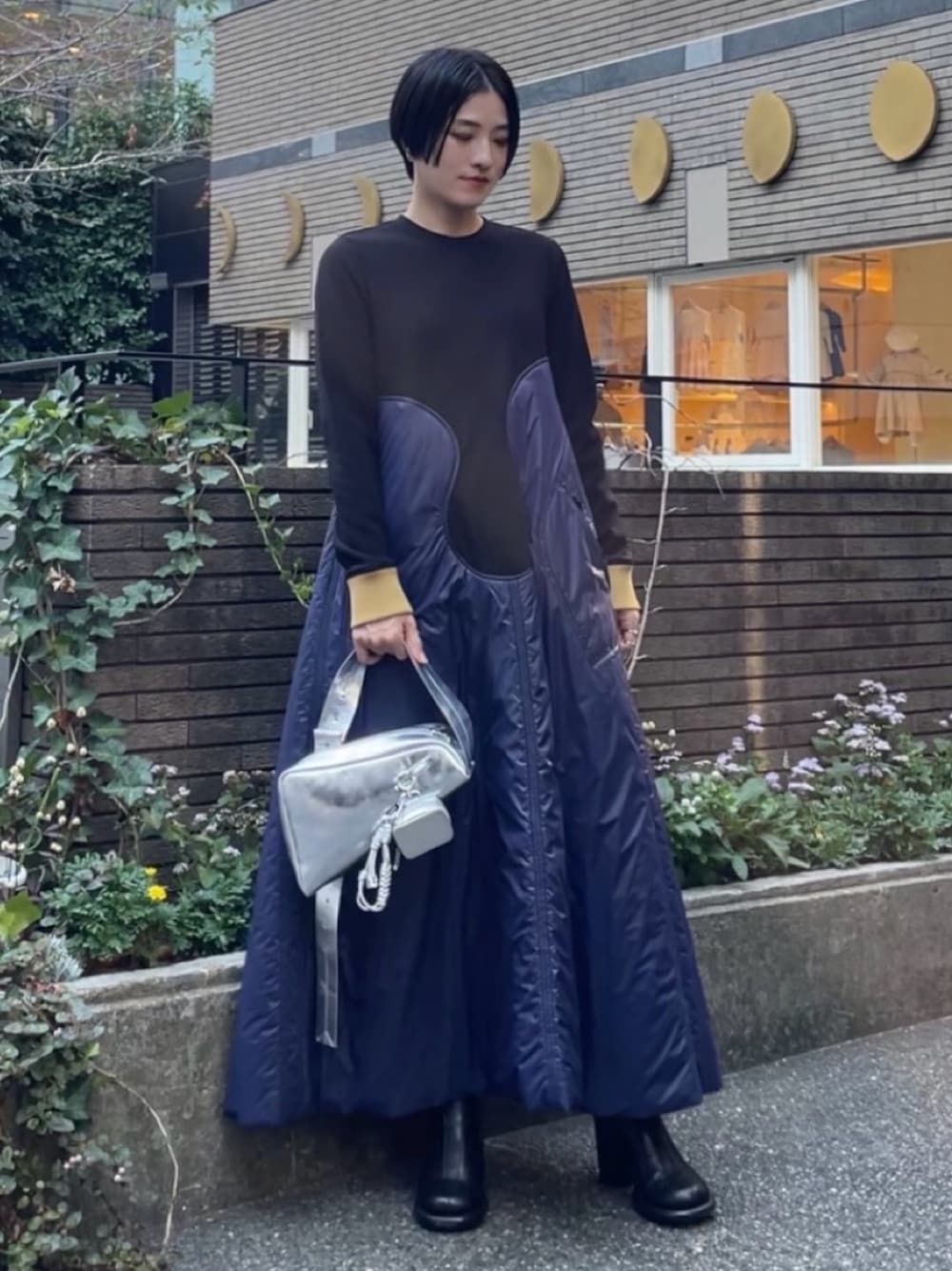 WAVE LINE PADDED OP / ウェーブラインパデッドワンピースを使った人気