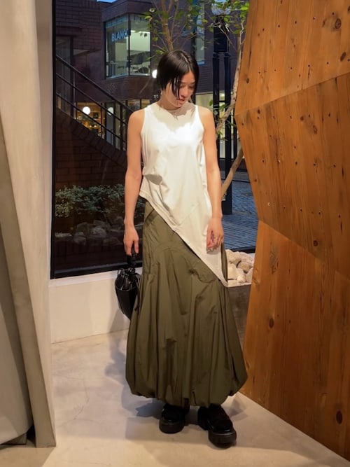 2WAY ASYMMETRY TT / 2WAYアシンメトリータンクトップ（タンク