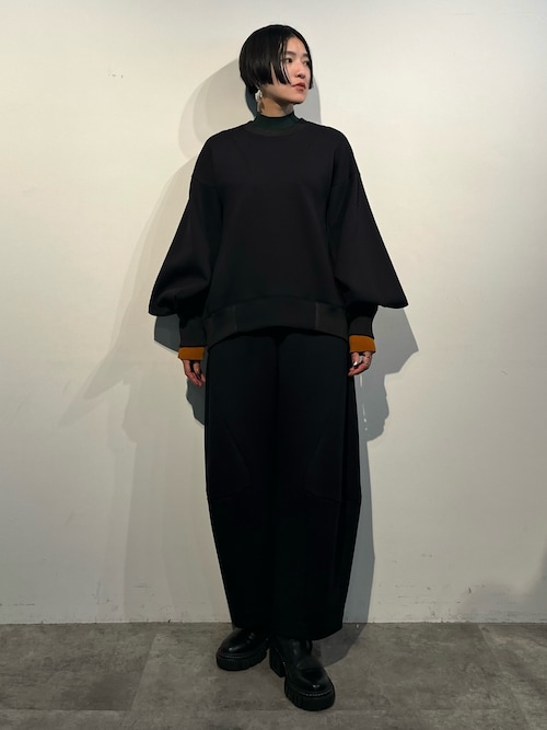 W TRIANGLE TUCK TOP / ダブルトライアングルタックトップ（T