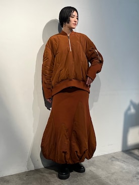 「アイテム（その他トップス）」を使った、IKUEさん（レディース・168cm）の秋コーディネート