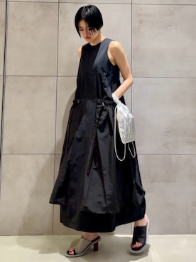 「UN3D.（アンスリード）のアイテム（バッグ）」を使った、IKUEさん（レディース・168cm）の春コーディネート