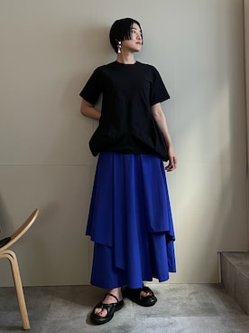 「アイテム（ピアス（両耳用））」を使った、IKUEさん（レディース・168cm）の夏コーディネート