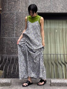 UN3D.（アンスリード）の「【COOKIE!コラボ】TUCK GATHER CAMI OP