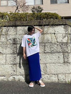 SIDE SLIT TIGHT KT SK / サイドスリットタイトニットスカートを使った