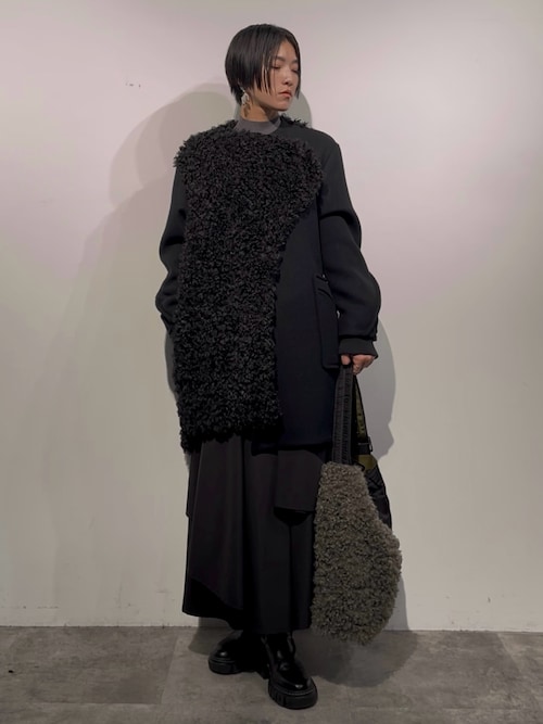 セール】BOA MIX WAVE LINE CT / ボアミックスウェーブラインコート