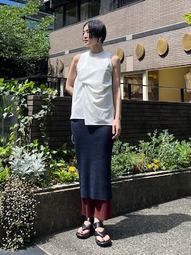 IKUEさん（レディース・168cm）の春コーディネート